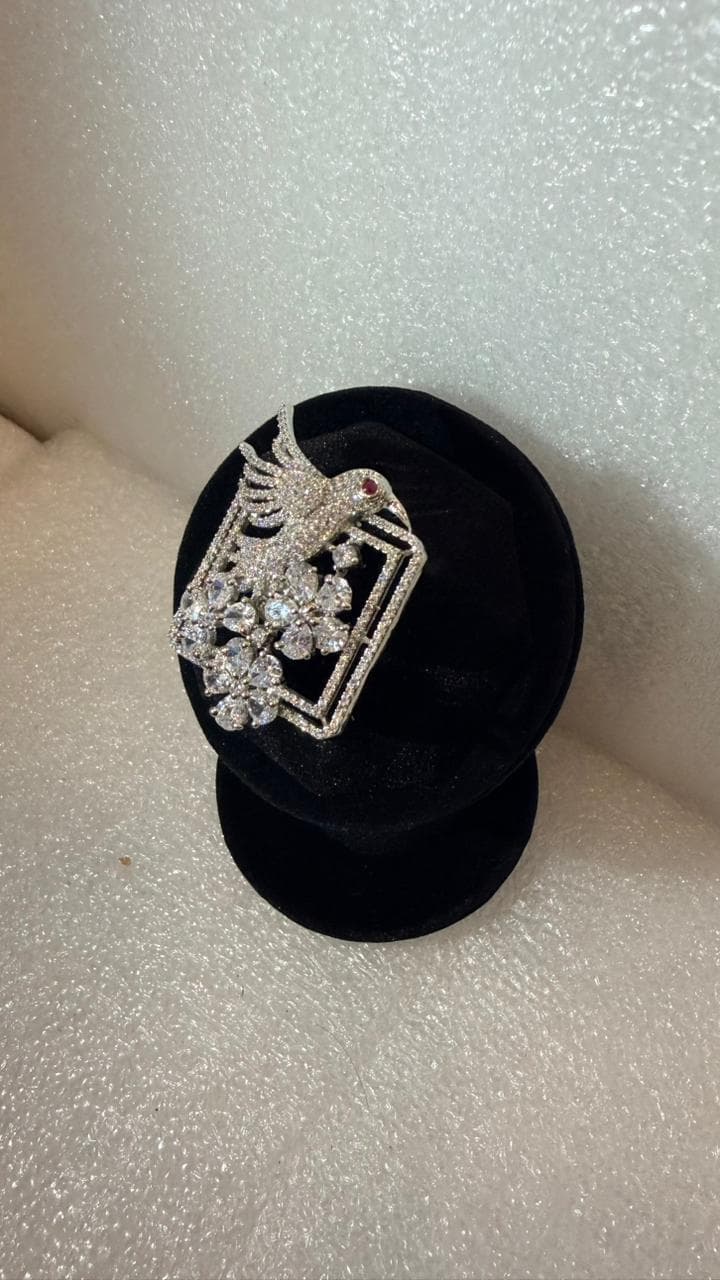 Celestia Blossom Bird Brooch 4