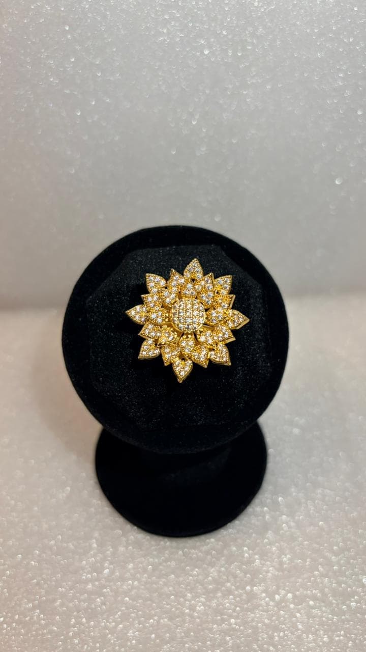 Golden Soleil Bloom Earrings 2