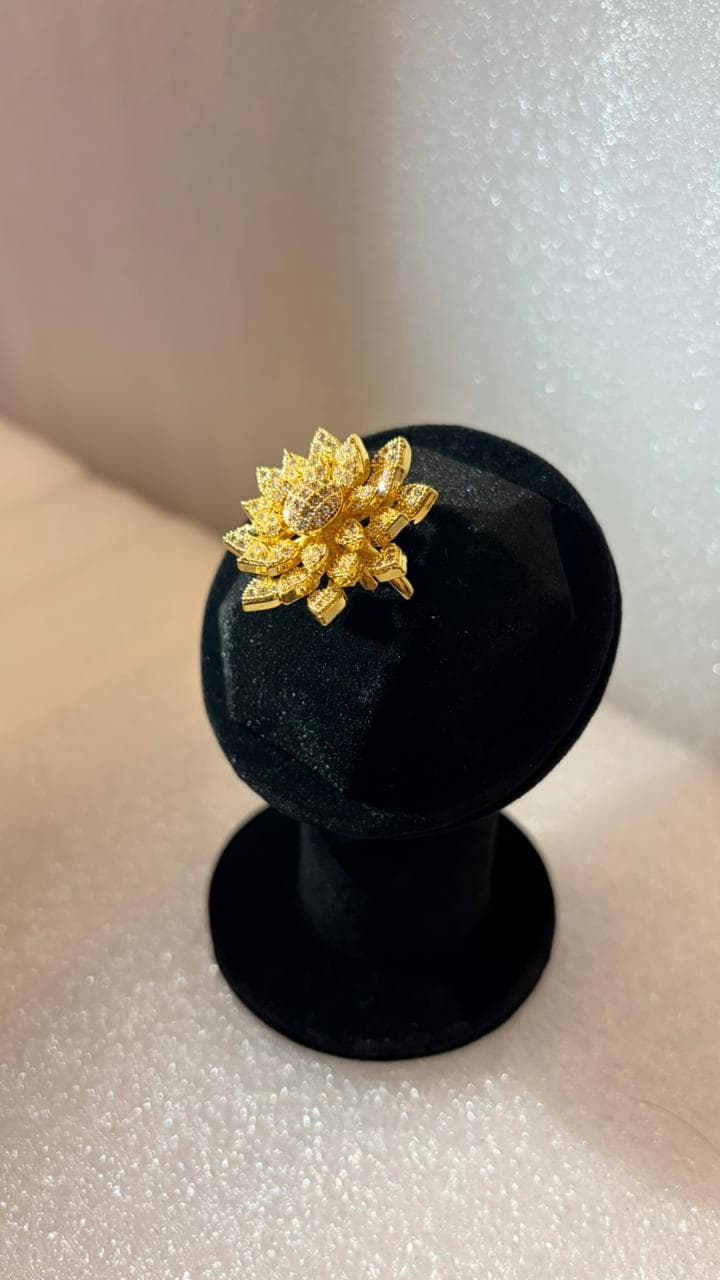 Golden Soleil Bloom Earrings 3