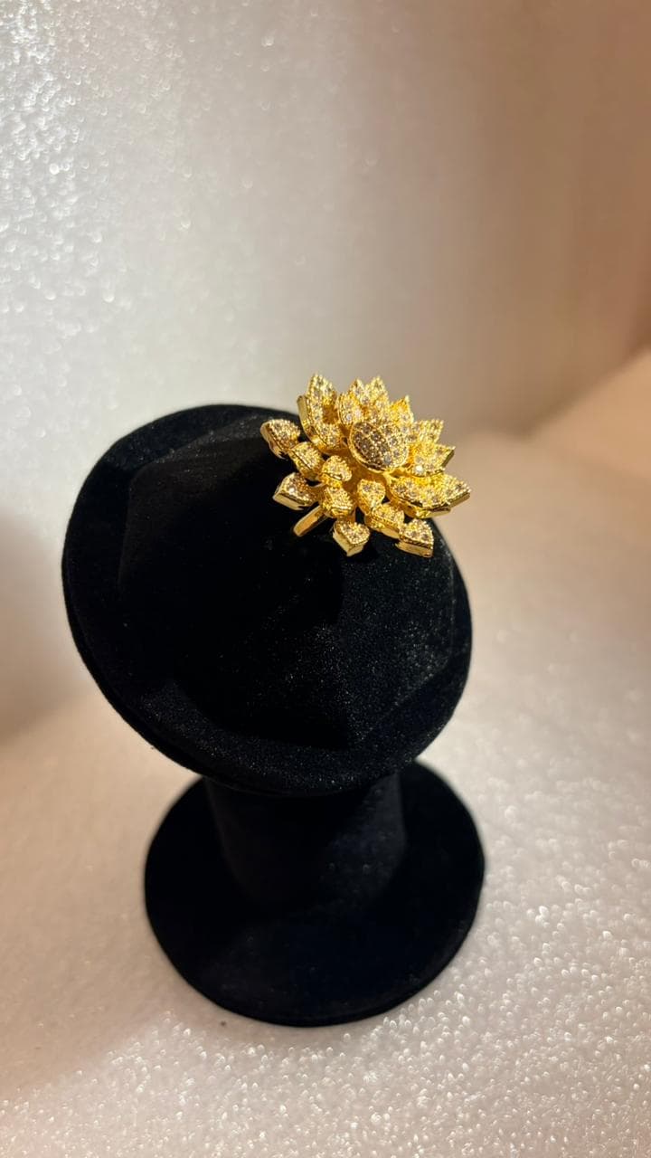 Golden Soleil Bloom Earrings 4