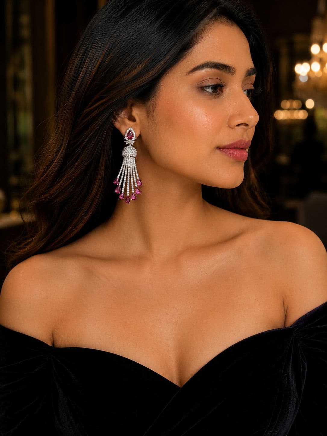 Rajwada Ruby Tassels 1